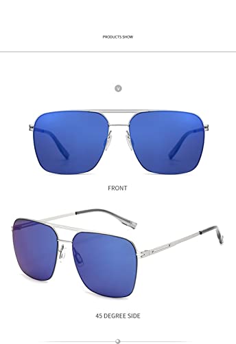 GAOXIN Polarized Sunglasses Men and Women Drivers Driving Box Sunglasses Outdoor Fishing (Color : A, Size : Medium)4