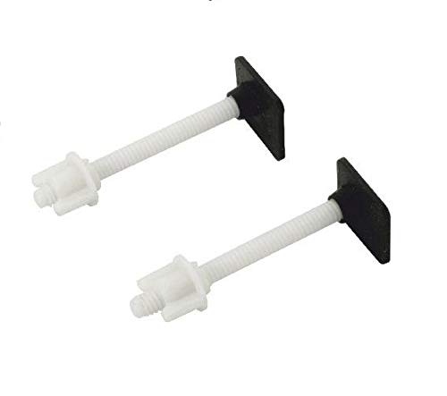 NEW WARE® Plastic Toilet Seat Cover Hinges CERA Type Square Long with Pad Clamp (White) (B08WX73H3B) Amazon Price History, Amazon Price Tracker