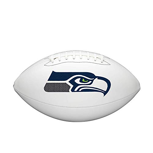 WILSON NFL Live Signature Autograph Football - Official Size Seattle Seahawks