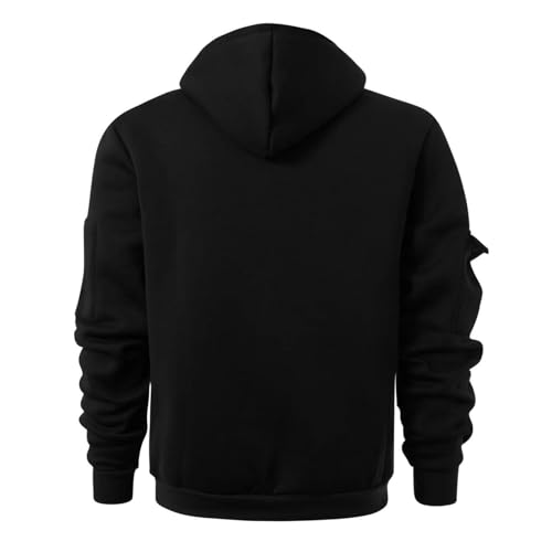 Ymosrh Men's Casual Hoodies, Long Sleeve Hooded Sweatshirts Athletic Workout Gym Hoodie Pullover, M-3XL3