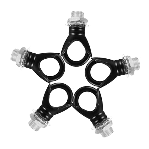 Hemoton Metal Pendant Lamp Fixture Chain Extension Hanging Ring Nut for Chandeliers Birdcages Flower Baskets