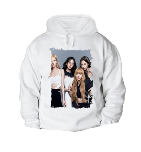 MERCHANDMANIA Sudadera con Capucha A3 Cantantes KPOP Blackpink How You Like That Pink...