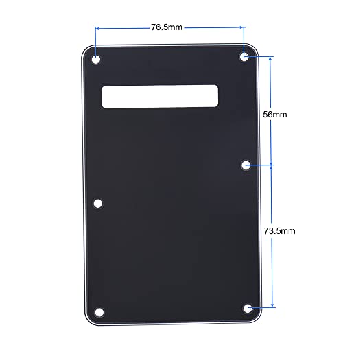 SHUIYUE Pickguard Tremolo Cavity Couverture Backplate Plaque 3ply Guitare Strat Modern Style électrique Noir,Plaque… - Les Beatles, Paul McCartney, John Lennon, RIngo Starr, George Harrison SHUIYUE Pickguard Tremolo Cavity Couverture Backplate Plaque 3ply Guitare Strat Modern Style électrique Noir,Plaque… – Image 3