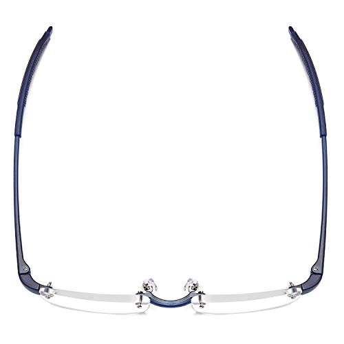 Rimless Reading Glasses - Men and Women Lightweight Readers 1.25