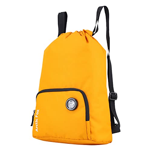 Image of Arctic Fox 15 Liters Draw String Bag Orange Backpack