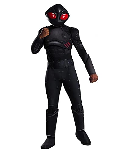 Rubie's Men's DC Comics Aquaman Movie Deluxe Black Manta Costume, As Shown, Extra-Large