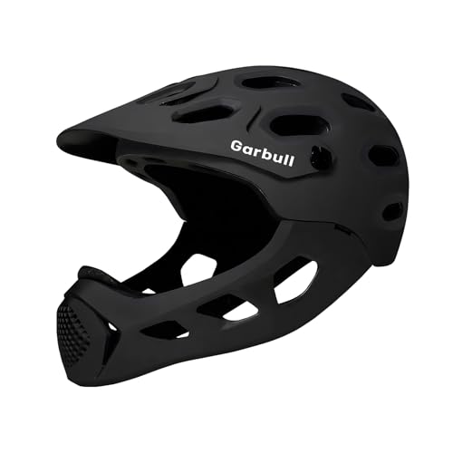 GarBull Mountainbike Helm - MTB Full Face Helm,Einstellbare Größe...