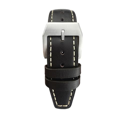 [VEł] 20mm 21mm 22mm U[EHb`oh IWC pCbg}[N |gM[[ |[gtBm EHb`oh vxg uXbg EHb`Xgbv(Brown white 1,21MM_SILVER BUCKLE)