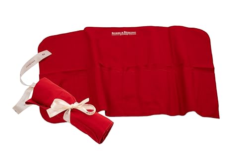 Robbe & Berking Bolsa de tela para cubiertos de plata y plata, protege los cubiertos de plata de arañazos y puede evitar el deslustre. (12 tenedores de menú/12 cuchillos de menú)