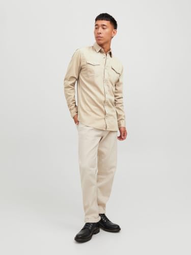 Image of Jack & Jones Men's Jjesheridan Shirt L /S Noos Jjesheridan Shirt L /S Noos (Pack of 1)