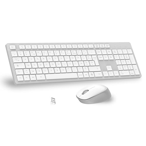 LeadsaiL Ensemble Clavier et Souris sans Fil, Ultra...