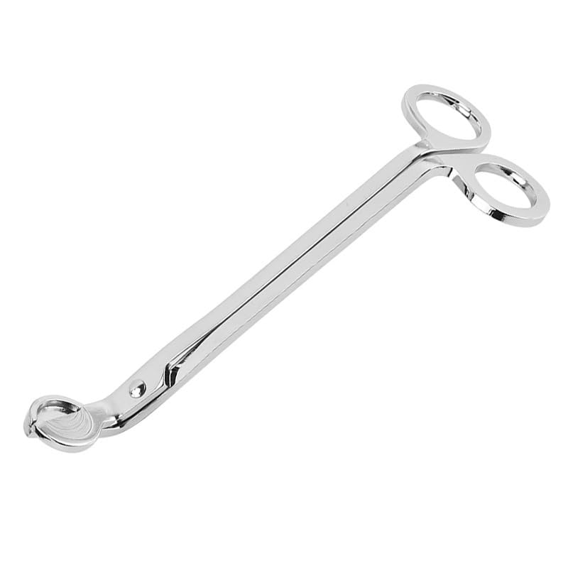 RKPM HOMES Candle Wick Trimmer | Stainless Steel Long Handle Wick Cutter | Cleaner Burning | Clipper Scissor Candle Tool for You to Safely Remove The Cut Wick | for Gifts (Silver)-image-32