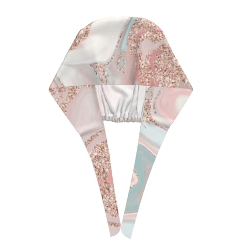 Image of Cute Pug Dog Print Working Cap Scrub Cap with Sweatband,Adjustable Fashion Bandage Tie Back Hat Headwear for Women Men