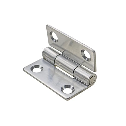 Charnière en acier inoxydable robuste de format 75x75 mm pour usage intensif