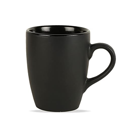 Buy Indulge Homes® 'Black Matte' Stoneware Ceramic Coffee Mug Microwave