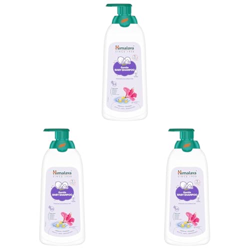 Image of Himalaya Gentle Baby Shampoo 600ml | No Tears formula | Cleanses, softens and nourishes baby's hair (Pack of 3)