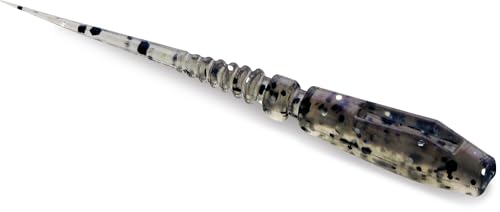 13 FISHING - Jeffrey - Panfish Plastics - Potentially Purple - 6 Baits Per Pack - JF-PP