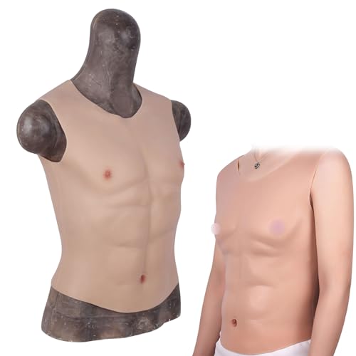 Músculo falso de silicona que soluciona la falta de volumen abdominal para disfraces