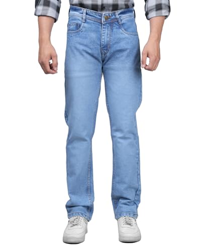 Image of Noble Monk Men Mid Rise Nobel Monk Regular Fit Denim Jeans | Jeans Pants