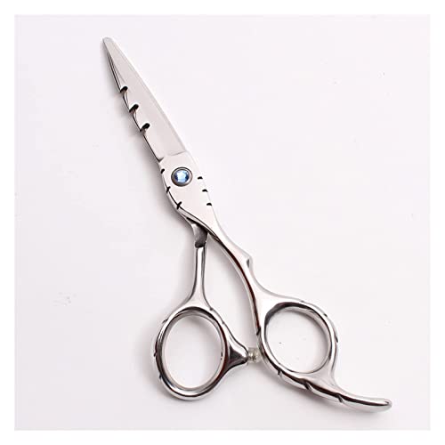 Ciseaux de coiffure YZCIS argentés et durables pour désépaissir