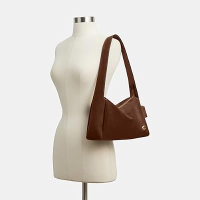COACH Women's Suede Lola Shoulder Bag