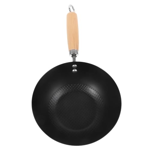 Wok de hierro pequeño antiadherente para cocina