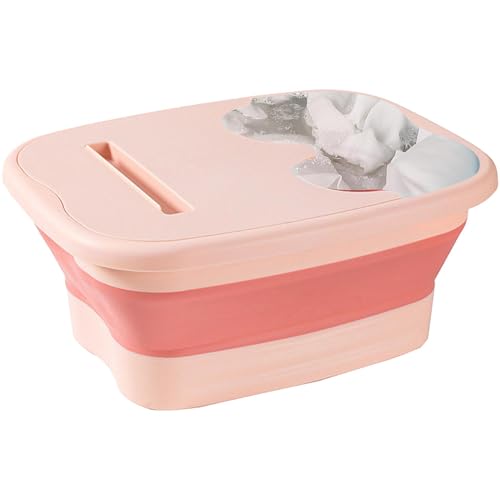 Baignoire de massage des pieds avec picots stimulants et structure pliable gain de place