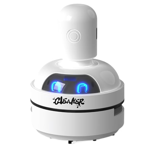 Desktop Vacuum Cleaner ? 4.02 Inch Mini Desk Vacuum | Abs Usb Cordless Cleaner ? Portable 3-Level Adjustable Desktop Accessory f