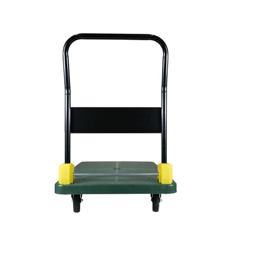 Carretilla plegable con ruedas y freno, capacidad 880 lb miniatura 2