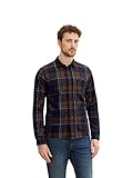 TOM TAILOR Herren Hemd mit Karo-Muster 1032358, 30208 - Navy Brown Cord Check, XXL