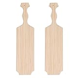 BATTIFE 18Inch Sorority and Fraternity Paddles 2Pack, Unfinished Pine Wood Paddle for Greek, Frat Solid Wooden Paddle