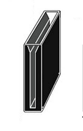 Micro Quartz Cuvette, Black Wall, 40mm Lightpath, 7ml, 5mm Slit, Cuvettes,Cell