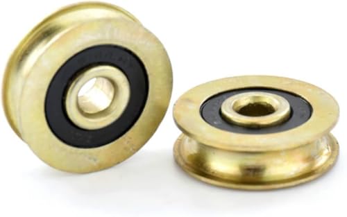 Poulie en U de 6mm en lot de 2 roues de guidage pour câble métallique