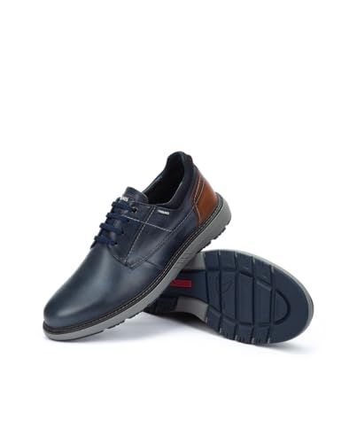 Pikolinos Para Hombre. M8D-4292C1 Zapatillas De Piel Bilbao Marino (40), Plano, Cordones, Casual - 5