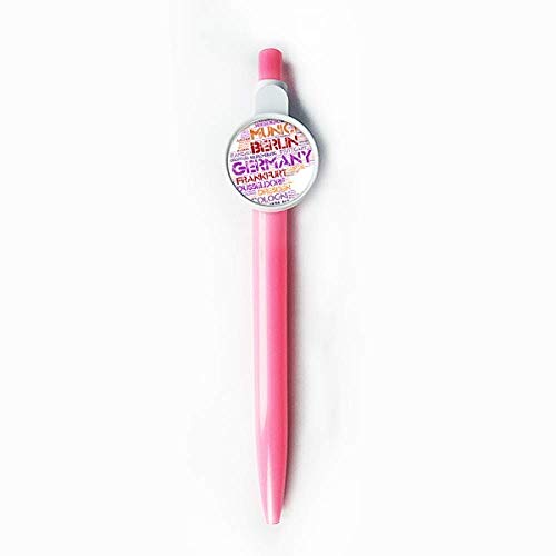 Stylo à bille rétractable Allemagne motif de carte bleu idée cadeau souvenir