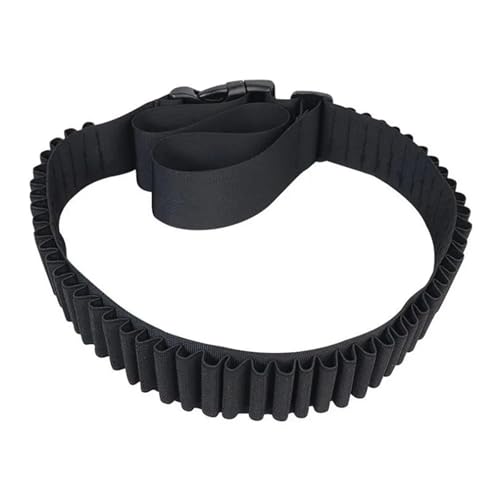 Cinturón Portacartuchos De Munición 556/762 De 50 Rondas For 308 Cal. 30-30 30-06 .762 AK Shell Rifle Bandolera Portacartuchos(Black)