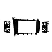 Metra 95-8721B Double DIN Dash Kit for Select 2005-2007 Mercedes-Benz Vehicles (Black)