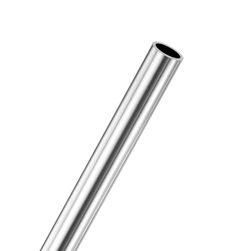 M METERXITY 150mm 304 Stainless Steel Tube, 10mm OD 1mm Wall Thickness Seamless Stainless Steel Tubing for Construction/Machining/DIY Crafting, Metal Straight Pipe [0.39x0.04x6IN]