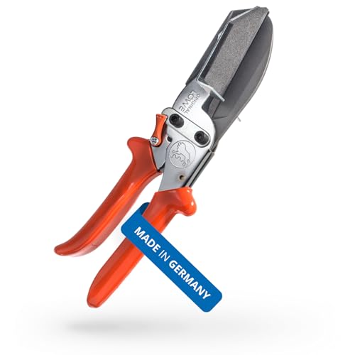 Original LÖWE Profi Kabelkanalschere 3.606/HÜ mit Hebelübersetzung und 90 Grad Anschlägen für professionellen Einsatz - für präzise Schnitte an Kunststoffleisten Kabelkanälen PVC-Kabeln, Metall