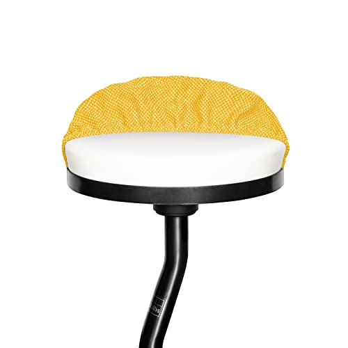 Image of Machine Washable Seat Cover ADHD Chair, Fitness Seat Stool for Stability, Balance, Yoga, Office, School, Wellness, Active Sitting (Yellow Gold)