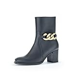 Gabor Damen Klassische Stiefeletten, Frauen Stiefeletten,Stiefel,Bootee,Booties,halbstiefel,Kurzstiefel,Boots,schwarz(Gold matt),39 EU / 6 UK