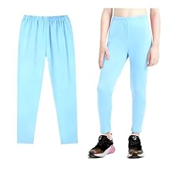 Blue Girls Leggings