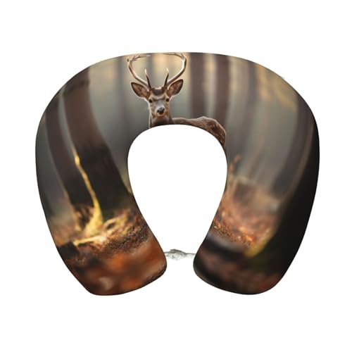 Almohada de viaje de espuma viscoelástica negra
