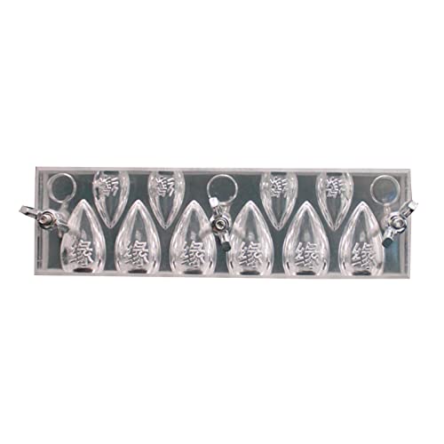 Moule conique acrylique transparent 10 grilles sans bulle - 2