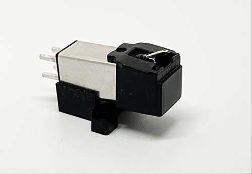 Cartridge, conical Black Stylus, needle for Technics SL-1200, SL-1210, SL-1600, SL-1610, SL-1700, SL-235, SL-23A, SL-B2, SL-B202, SL-B205, SL-B3