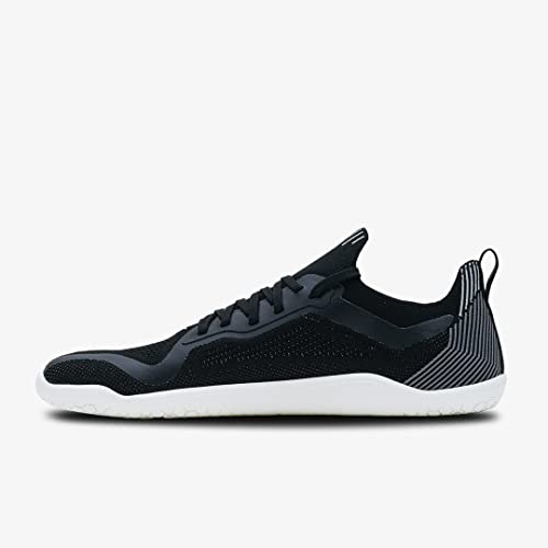 Vivobarefoot Primus Lite Knit, Mens Vegan Light Breathable Shoe With Barefoot Sole Black #TOP2