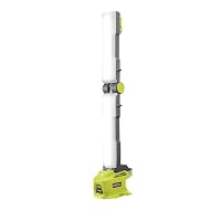 RYOBI 18 V ONE+ Arbeitsleuchte R18ALF-0 (Stableuchte klappbar, 2 separat einschaltbare Lampen, 850 Lumen, Lichtfarbe 5700 K, ohne Akku und Ladegerät), Grün, Grau – Ansicht 4
