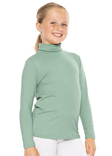 Image of STRETCH IS COMFORT Girl's Oh So Soft Long Sleeve Turtleneck | Youth Size 2-16
