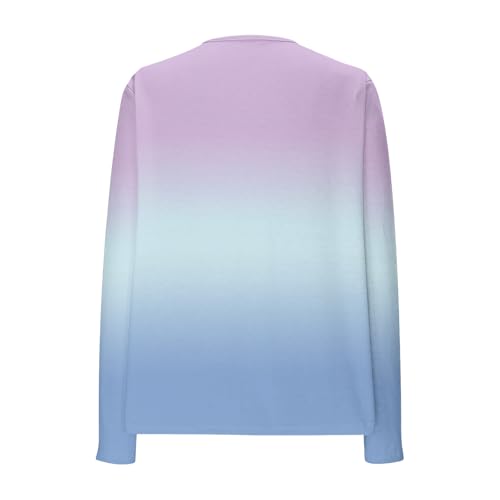 Gradient Cardigans for Girls Kids Open Front Long Sleeve Cardigan Sweater Coats Fall Tops with Pockets 5-14 Years3