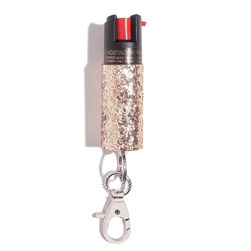 Pepper Spray Maximum Strength Self Defense Keychain for Women, 12-Foot